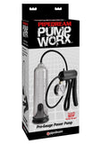 Pipedream Pump Worx Pro-Gauge Power Pump Clear/Black