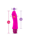 Luxe Marco Vibrating Silicone Dildo 7.75in