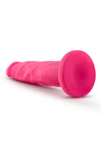 Neo Dual Density Dildo 7.5in - Neon Pink