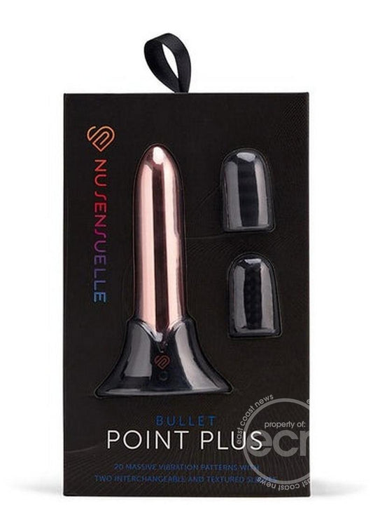 Nu Sensuelle Point Plus Rechargeable Bullet - Rose Gold