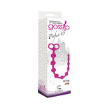 Curve Toys Gossip Perfect 10 Silicone Anal Beads Magenta