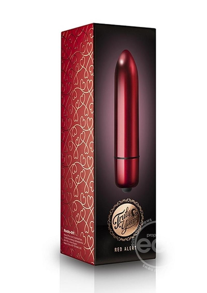 Truly Yours Red Alert Bullet Vibrator - Red