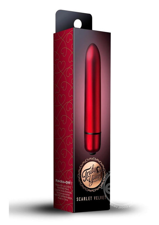 Truly Yours Scarlet Velvet Bullet Vibrator - Red