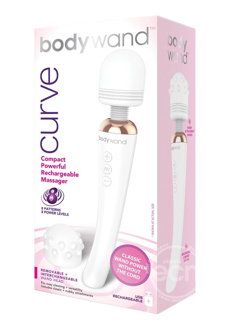 Bodywand Curve Rechargeable Silicone Wand Massager