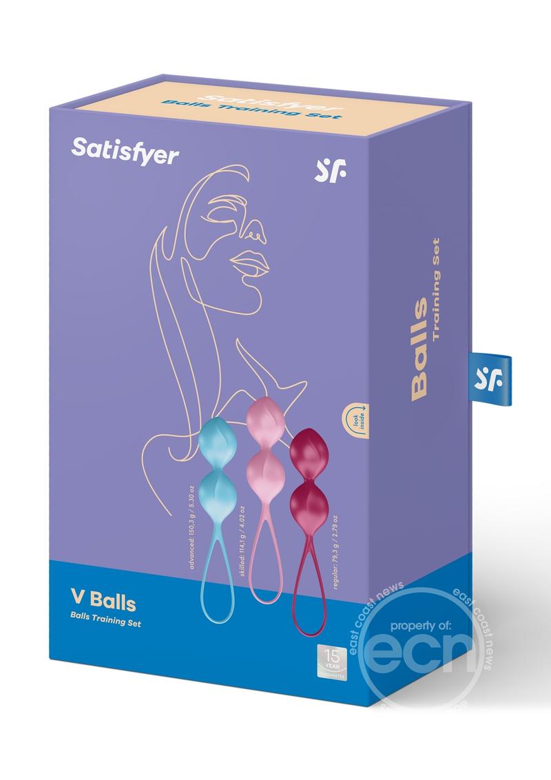 Satisfyer V Balls Set Of 3 Clitoral Stimulation