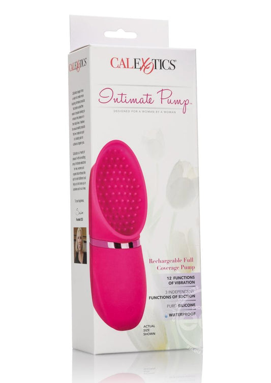 Intimate Pump USB Rechargeable Full Coverage Pump Waterproof 6in - Pink