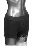 Packer Gear Boxer Brief Harness -XL/2XL - Black