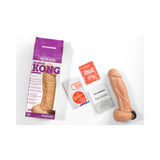 Vac-U-Lock Realistic Kong Firmskyn Dildo 8.5in - Vanilla