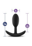 Luxe Wearable Vibra Slim Plug Silicone Butt Plug - Small