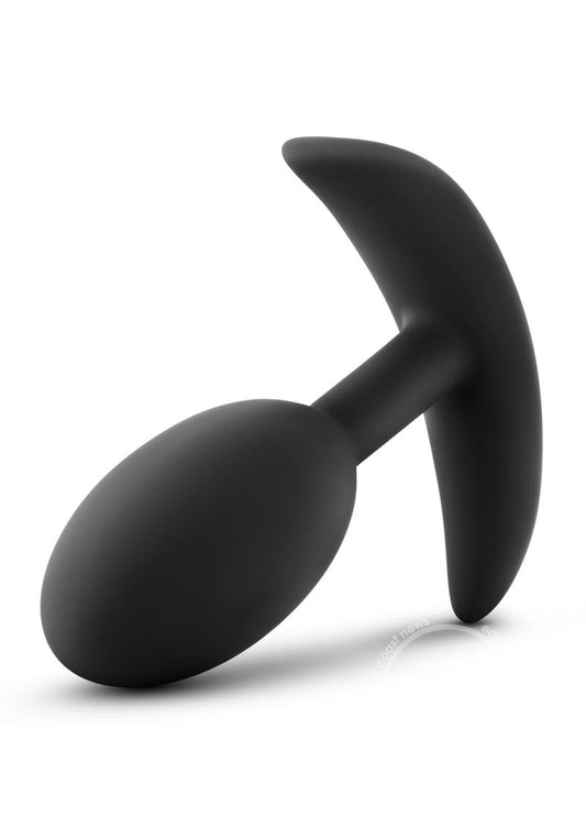 Luxe Wearable Vibra Slim Plug Silicone Butt Plug - Medium