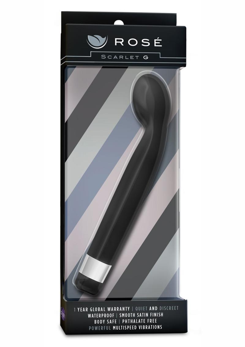 Rose Scarlet 'G' G-Spot Vibrator- BLACK