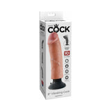 Pipedream King Cock 8 in. Vibrating Cock Poseable Dildo With Suction Cup Beige