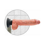 Pipedream King Cock 10 in. Vibrating Cock With Balls Poseable Suction Cup Dildo