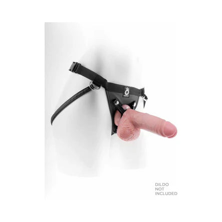 Pipedream King Cock Adjustable Fit Rite Harness Black