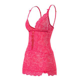 Magic Silk Get It Girl Plunge Chemise & G-Set Diva Pink