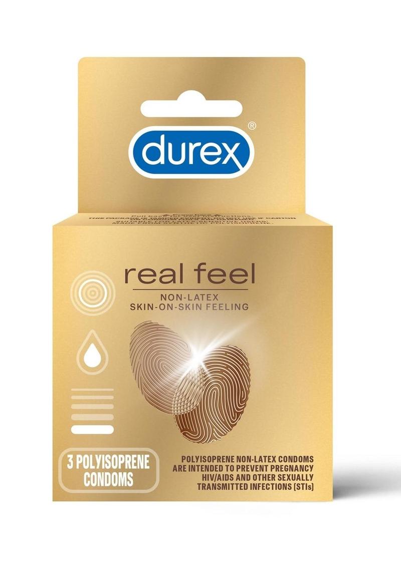 Durex Avanti Real Feel Non Latex Lubricated Condoms 3-Pack