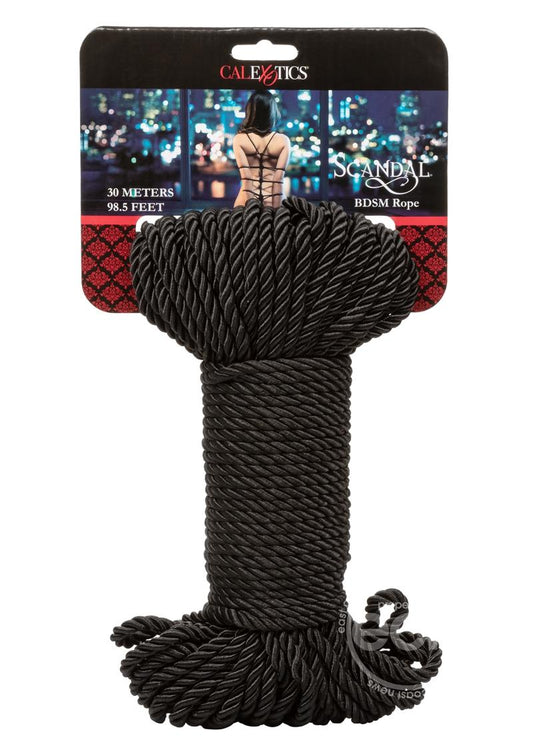 Scandal BDSM Rope 98.5ft/30m - Black