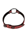 Scandal Wide Open Mouth Gag - Black/Red