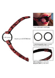 Scandal Wide Open Mouth Gag - Black/Red