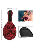 Scandal Round Double Paddle - Black/Red