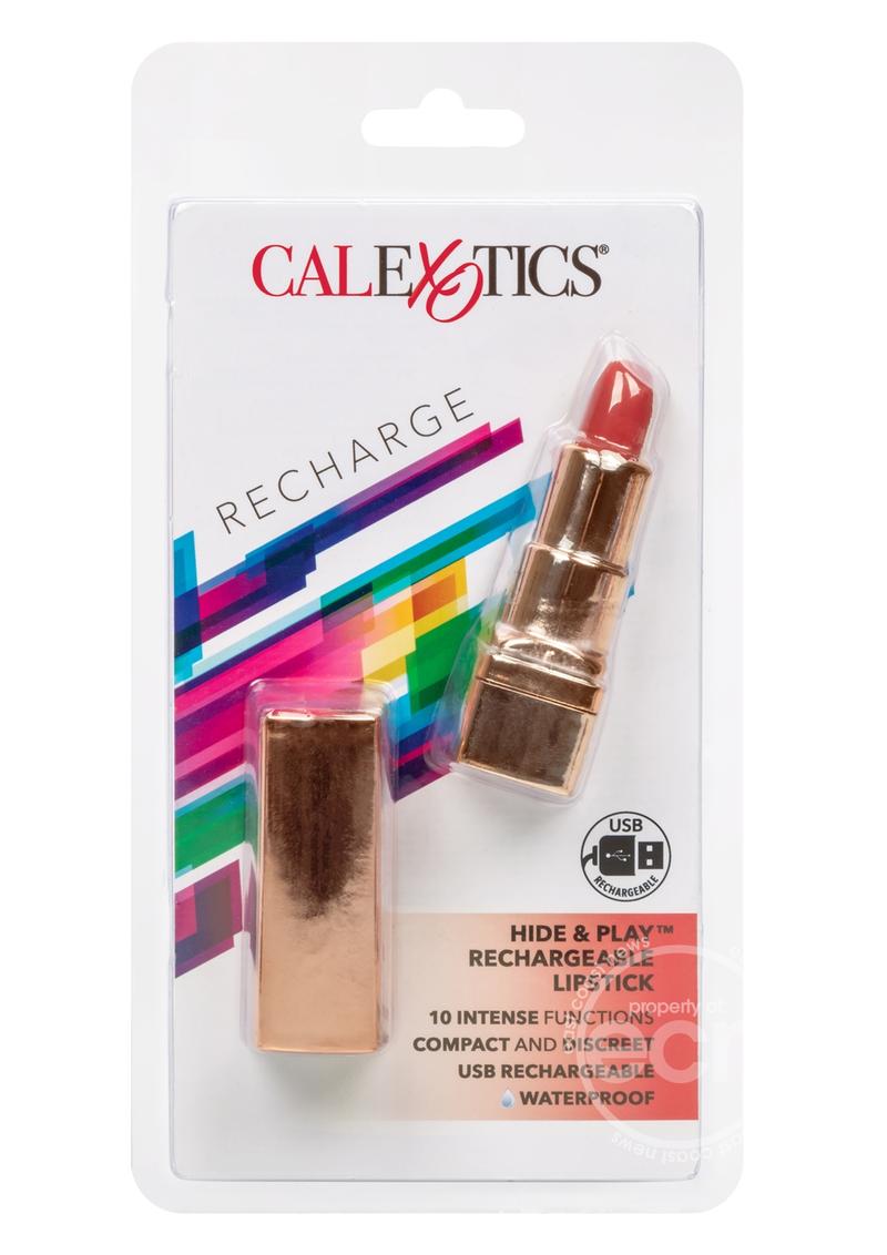 Hide & Play Rechargeable Lipstick - Red