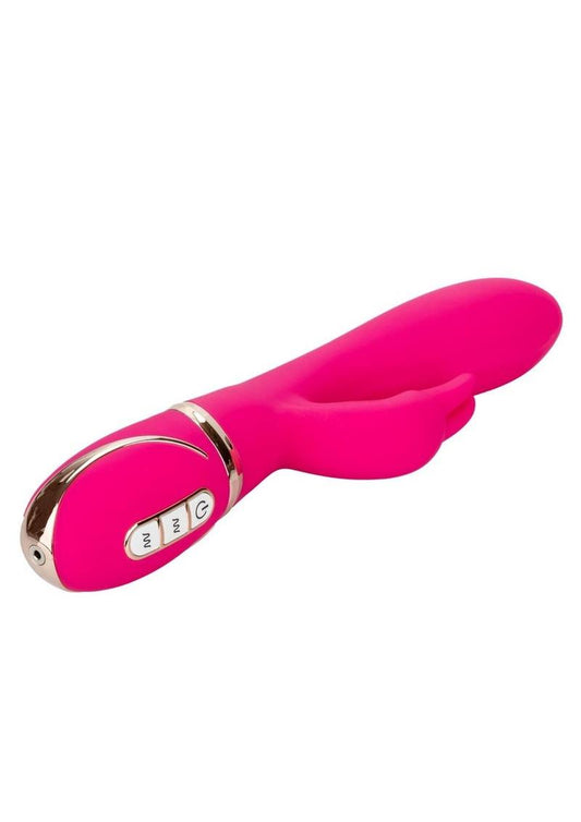 Jack Rabbit Signature Silicone Ultra Soft Rabbit Vibrator Multi Function USB Rechargeable Waterproof Pink