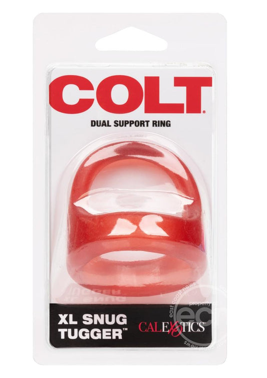 COLT XL Snug Tugger Cock Ring Scrotum Support - Red