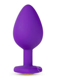 Temptasia Bling Plug Silicone Butt Plug - Purple