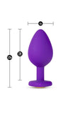 Temptasia Bling Plug Silicone Butt Plug - Purple