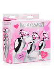 Booty Sparks Heart Gem Anal Plug Set - Pink