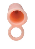 Size Matters Penis Extender Sleeve Silicone 2in - Vanilla