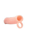 Size Matters Penis Extender Sleeve Silicone 2in - Vanilla