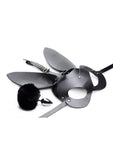 Tailz Bunny Tail Anal Plug and Mask Set - Black