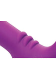 Strap U Royal Revolver Vibrating Silicone Strapless Strap On - Purple