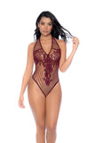 Floral Fishnet Bodysuit