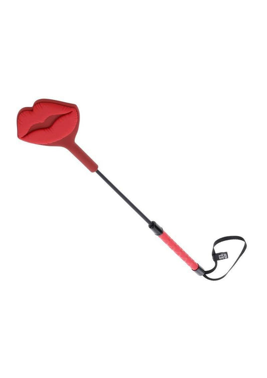 Sex & Mischief Ex's & Oh's Kiss Silicone Crop - Red/Black