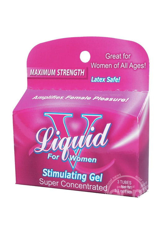 Liquid V Female Stimulating Gel (3 Pack)