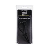 Rock Solid Black Silicone Double Lock Adjustable Lasso/Bolo