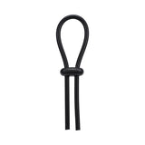 Rock Solid Black Silicone Double Lock Adjustable Lasso/Bolo