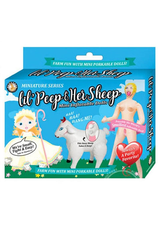 Miniature Series Lil' Peep & Her Sheep Mini Inflatable Dolls - Vanilla