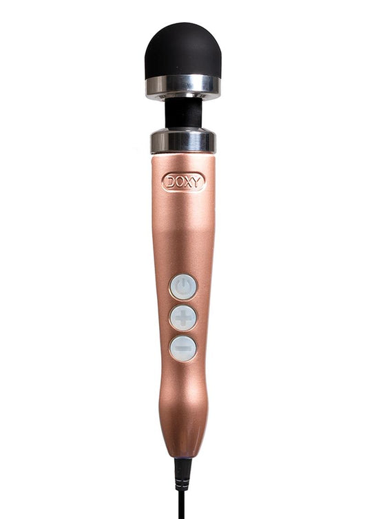 Doxy Die Cast 3 Wand Plug-In Wand Massager - Rose Gold