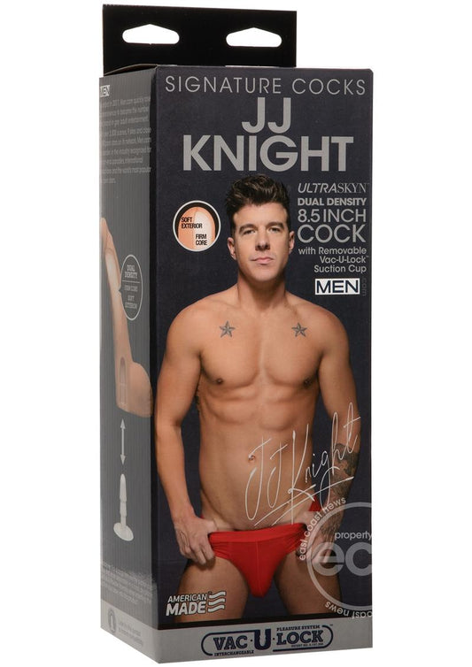 Signature Cocks JJ Knight Dildo 8.5in - Vanilla