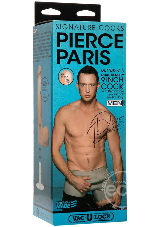 Signature Cocks Pierce Paris Dildo 9in - Vanilla