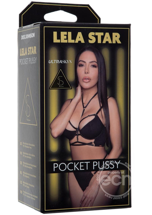 Signature Strokers Lela Star Ultraskyn Pocket Masturbator - Pussy - Vanilla