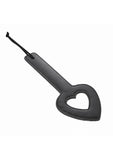 Sex & Mischief Shadow Heart Paddle 11.5in - Black