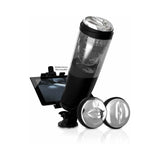 PDX Elite Deluxe Mega-Bator Rotating Thrusting Masturbator Clear/Black