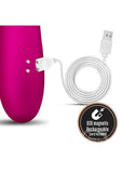 Blush Kira Rechargeable Silicone Rabbit Vibrator - Velvet Pink