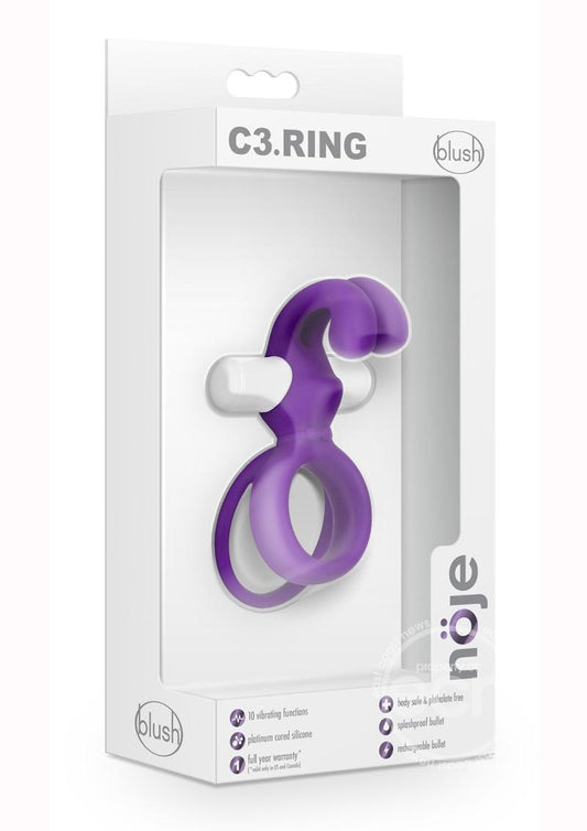 Noje C3 Rechargeable Silicone Cock Ring - Irus