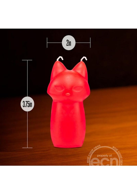 Temptasia Fox Drip Candle - Red