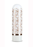 The Collection Glitzy Geo Rechargeable Bullet - Rose Gold